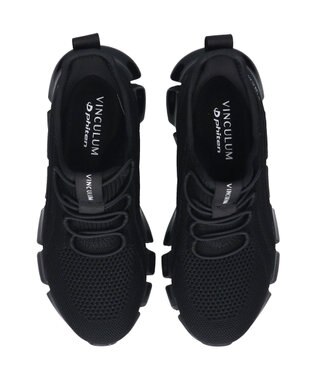 Bridget Birkin 【VINCULUM×phiten】アクティブコラボニットスニーカー ブラック雑材