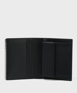 Paul Smith メタルシャドーストライプミニ財布 ブラック