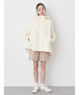 earth music&ecology テックパーカー Ivory