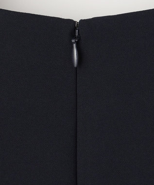 組曲 L 【KUMIKYOKU NAVY】コンフォータブルドレープ フレアワンピース ネイビー系