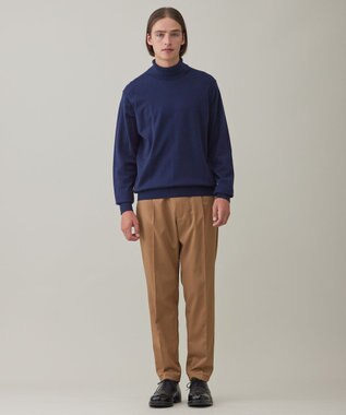 UNFILO MENS 【男女兼用】ライトウォームタートルネックニット ネイビー