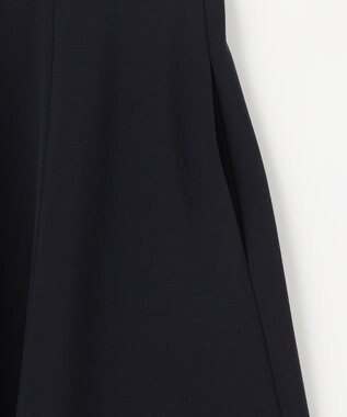 組曲 L 【KUMIKYOKU NAVY】コンフォータブルドレープ フレアワンピース ネイビー系