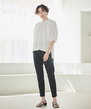 #Newans 【撥水・吸水速乾】コンビネーションベルスリーブカットソー ホワイト系