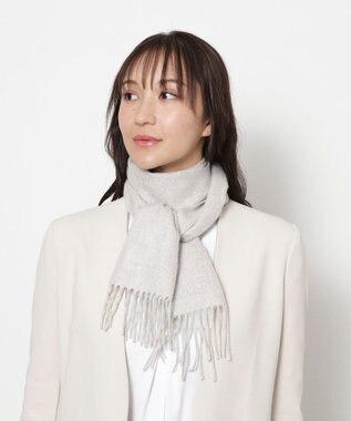 MOONBAT FURLA(フルラ）カシミヤ100％ 無地 プチマフラー