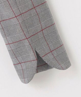 組曲 KIDS 【110-140㎝】グレンチェックジャケット＆プリーツワンピース セット ネイビー×チェック系