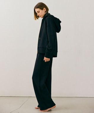 BEIGE， 【BEIGE,ecru/WEB限定・洗える】LOOP BACK / オーバサイズコットンパーカー Black