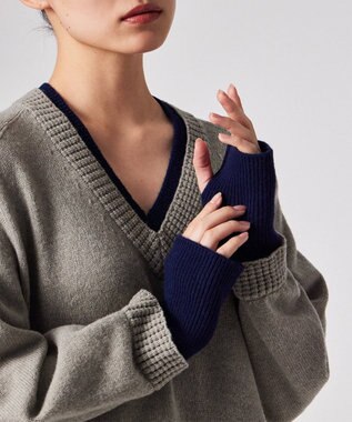 Paul Smith レイヤードディテール ニットワンピース グレー