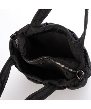 UNBILLION カシュカシュ cachecache / ゴムキルト2wayトートバッグ ブラック