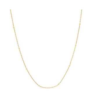 blancotokyo 【金属アレルギー対応】ボールチェーンネックレス Astra ゴールド