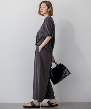 23区 クリア トートバッグ ブラック系