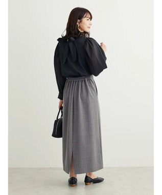 Green Parks ・ＥＬＥＮＣＡＲＥ　ＤＵＥ　バックリボンブラウス Black