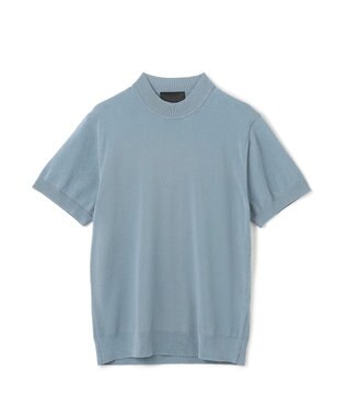 【HIGH GRADE LINE】シルクコットン　モックネックニット