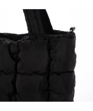 UNBILLION カシュカシュ cachecache / ゴムキルト2wayトートバッグ ブラック