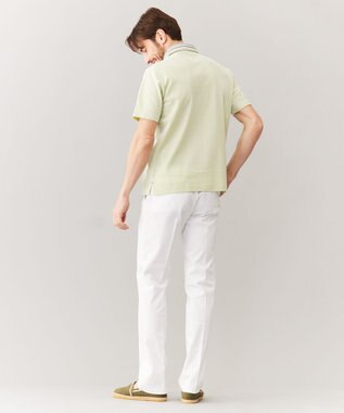 JOSEPH ABBOUD 【ウエストも伸びる！】オーガニックストレッチ パンツ ホワイト系