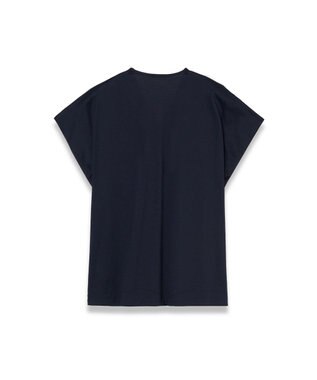 JOSEPH 【WEB&OUTLET限定・洗える】シアーコットンジャージー　ブラウス Navy