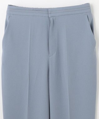 NAVE 【ReNAVE　洗える】バックサテンジョーゼット スモーキーブルー