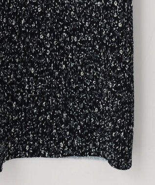 ANY 【2SET/洗濯機可】フリルスリーブTシャツ×シャーリングキャミワンピースセット ブラックベース