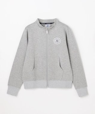 J.PRESS KIDS 【140-170cm】ダンボールニット ロゴ パーカー トップグレー