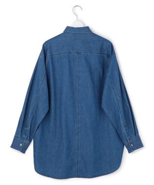 23区 【先行予約】ライトダンガリー デニムシャツ ダルブルー系