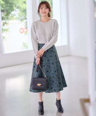 洗える】フローラルパターン スカート / any SiS | ファッション通販