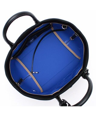 A.D.M.J. 【魔法の様に軽い】マジックライト/コード刺しゅうキューブトート21cm(Dカン付) NE/AZU