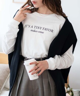 WEGO 【WEB限定】クルーネックプリントロンT 柄7