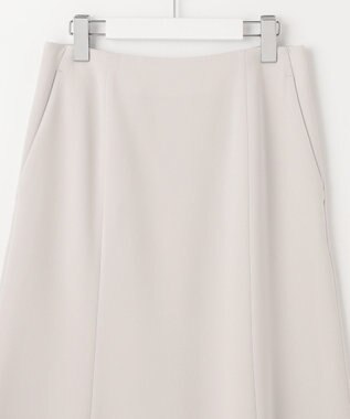 23区 S 【セットアップ対応】トリアセダブルジョーゼット スカート ベージュ系