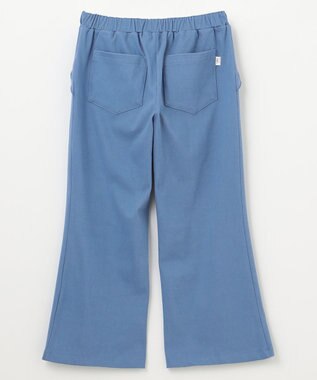 組曲 KIDS 【150-160㎝】フレアーデニムニット パンツ サックスブルー系