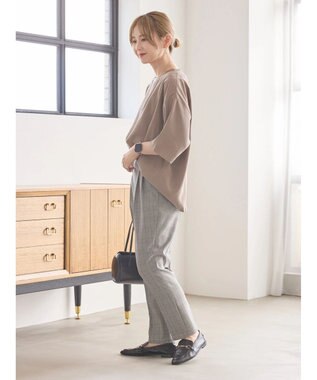 AMERICAN HOLIC 接触冷感　衿リブブラウソー Mocha