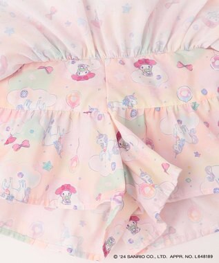 ANY KIDS 【サンリオキャラクターズ×any FAM】フリルショートパンツ ピンク×マイメロディ