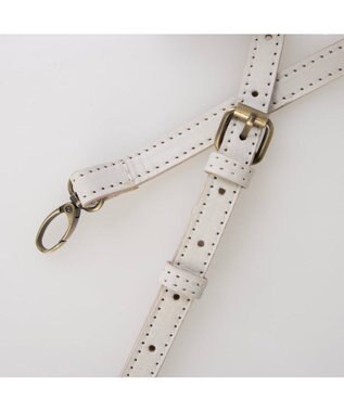 UNBILLION ピークスピーク PEAKS PEAK / 牛革レザーメッシュ3wayトートS アイボリー