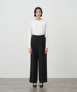 ATON SUVIN 60/2 | パーフェクトロングスリーブTシャツ WHITE