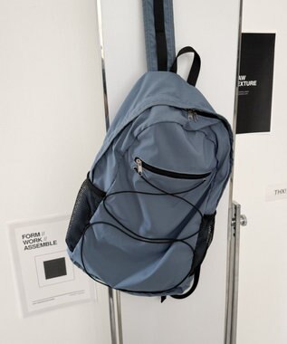 WEGO 【ユニセックス着用ITEM】コードデザインバックパック ブルー