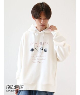 CRAFT STANDARD BOUTIQUE ＰＥＡＮＵＴＳ裏起毛スウェットパーカー Ivory