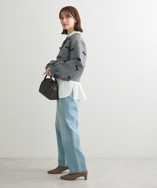 Green Parks フリルカラーシャツ Off White