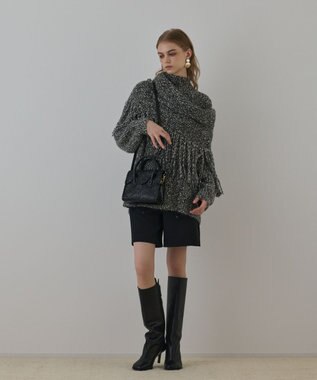 GRACE CONTINENTAL Mini RS Handbag ブラック