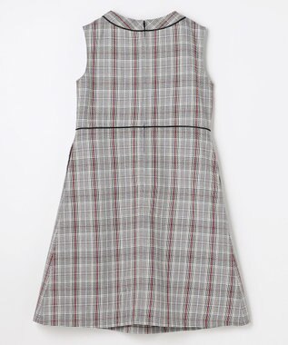 組曲 KIDS 【150-160㎝】グレンチェック ジャンスカ モノトーン