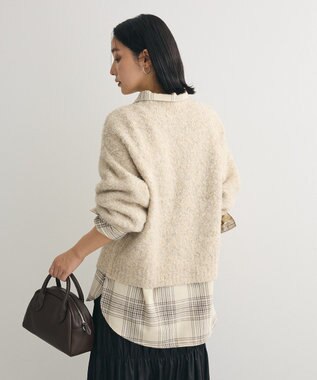 Green Parks ブークレニットプルオーバーⅡ Light Beige