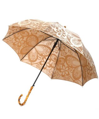 槇田商店 Kirie 蝶々 ハニーマスタード 長傘 カラシ