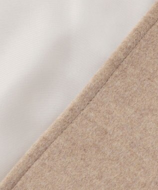 BEIGE， 【VERY NaVY12月号掲載】LABBOCK / ウール混ラグランステンカラーコート Taupe