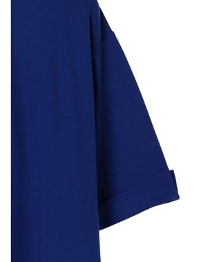 AMERICAN HOLIC 接触冷感バックタック袖折り返しカットプルオーバー Blue