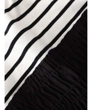 Green Parks シャーリングサテンドッキングプルオーバー Border