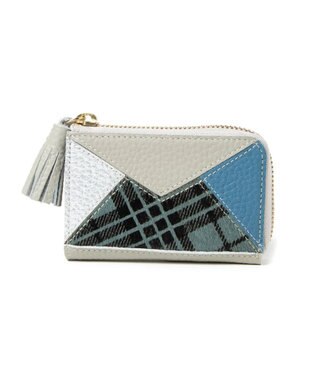 UNBILLION perche サスティナブルハラコタイプスマートキーケース グレーチェック