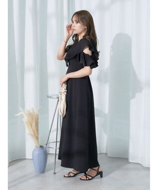 earth music&ecology ２ＷＡＹ　フリルスリーブワンピース Sax