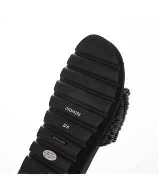 MODE ET JACOMO <D'ICI>メッシュミュールサンダル ブラック