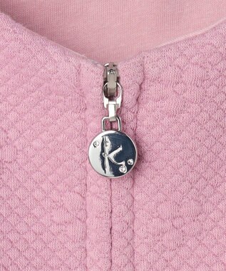 組曲 KIDS 【110-140㎝】フラワーキルト パーカー ラベンダー