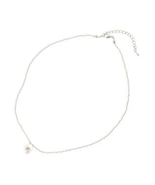 Green Parks ・ＨＡＬＦ　ＴＩＭＥ　一粒パールビーズネックレス Silver