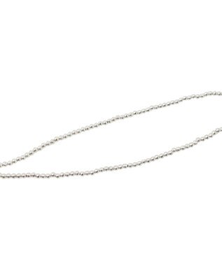 Green Parks ・ＨＡＬＦ　ＴＩＭＥ　一粒パールビーズネックレス Silver