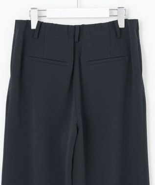 J.PRESS LADIES L 【セットアップ対応】セラテリーダブルクロス セミワイド パンツ ネイビー系