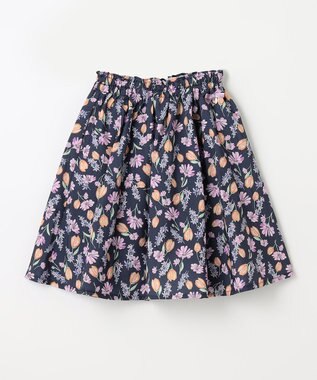 ANY KIDS 花柄 スカパン ネイビー系花柄